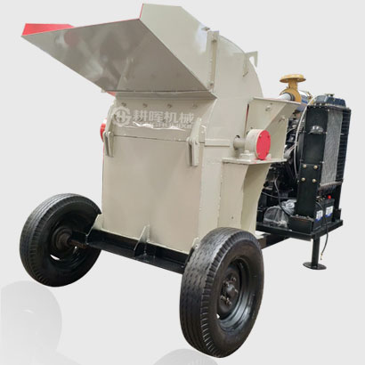 柴油機鋸末粉碎機柴油木材粉碎機柴油式樹枝粉